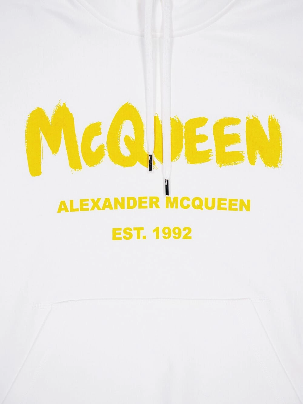 Graffiti Logo Print White Sweatshirt
