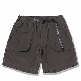 Gramicci x And Wander Brushed Nylon Short Charcoal mens shorts outlet store