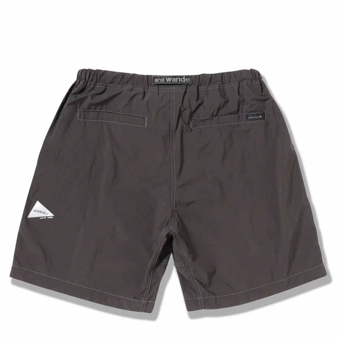 Gramicci x And Wander Brushed Nylon Short Charcoal