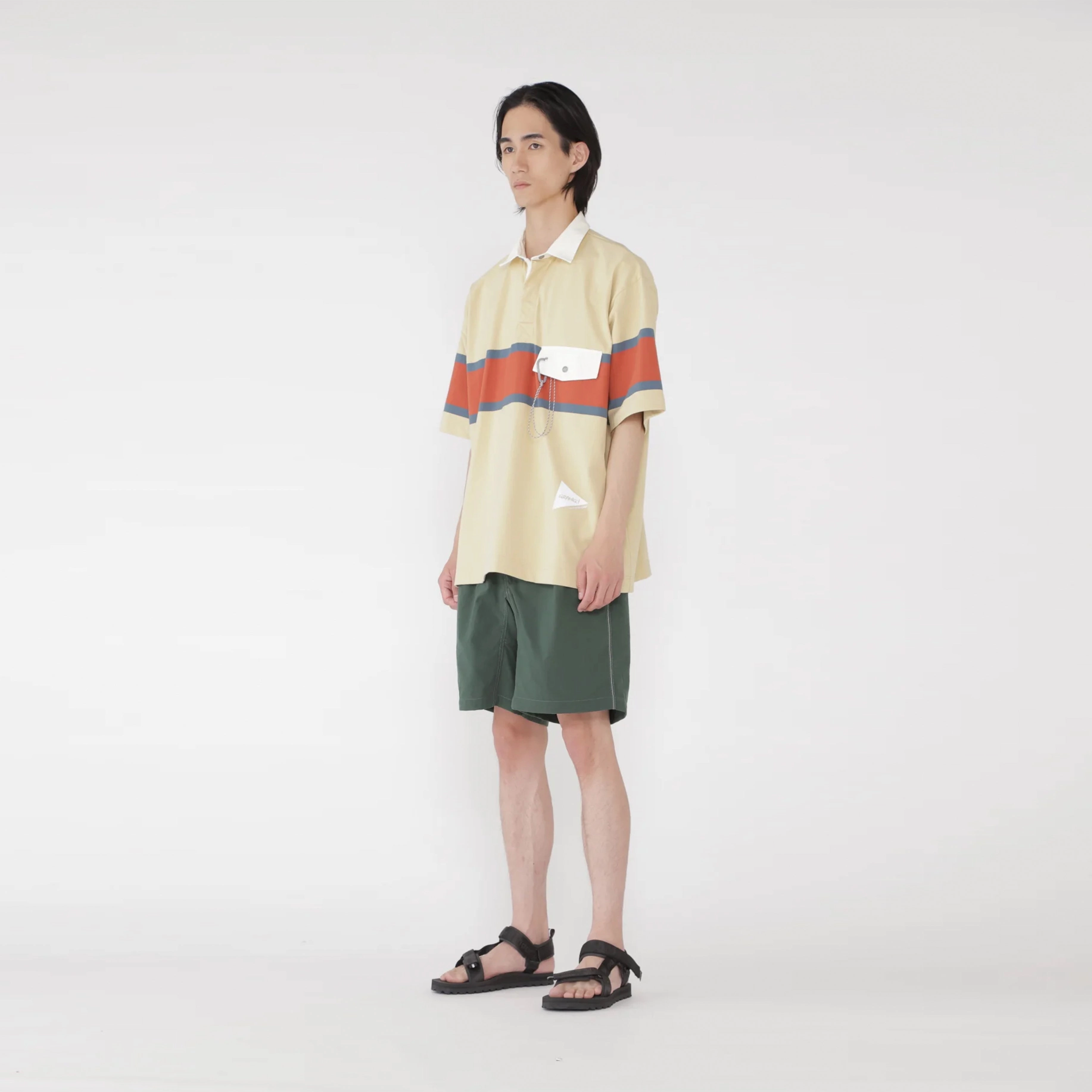 Gramicci x And Wander Tech Rugby Shirt Yellow