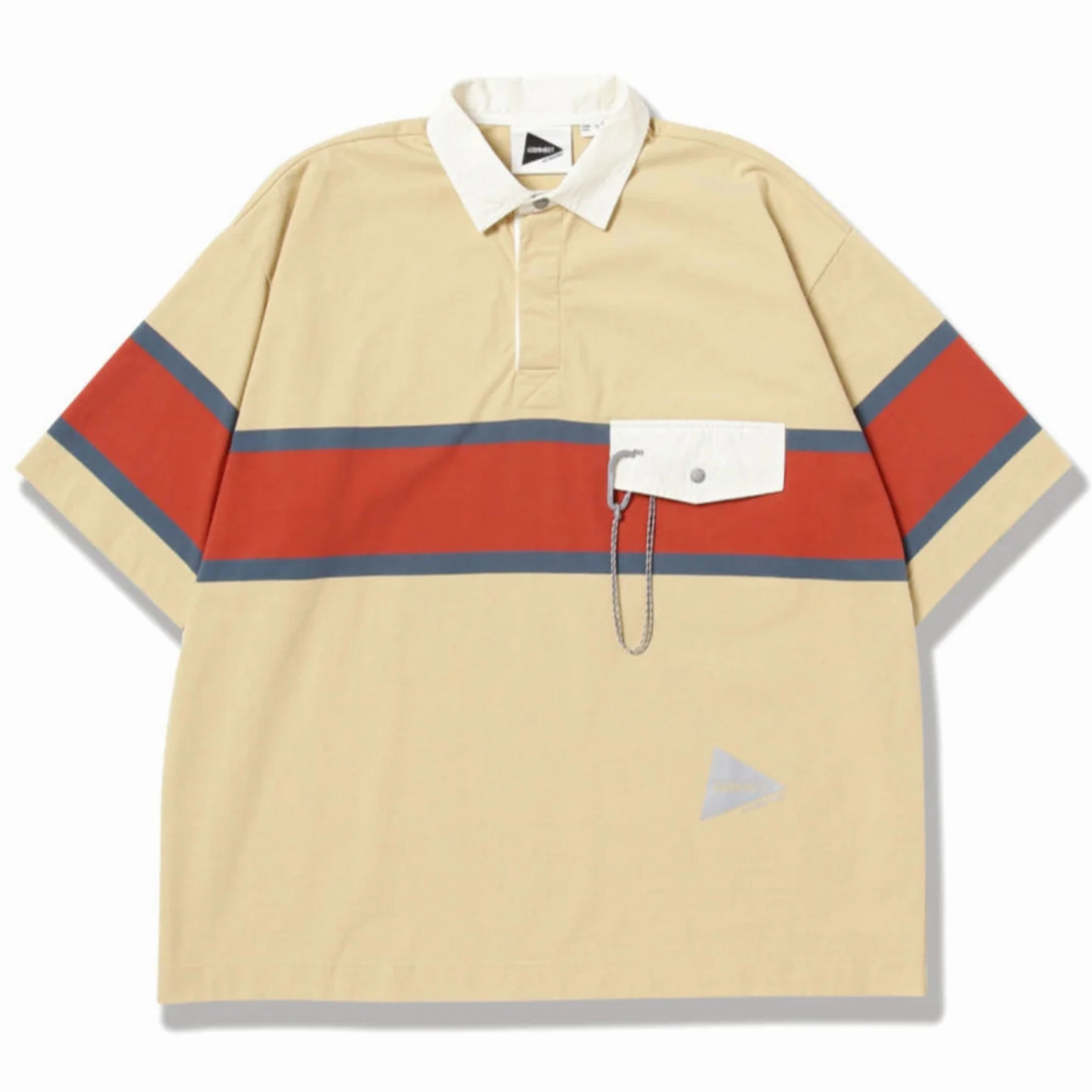Gramicci x And Wander Tech Rugby Shirt Yellow mens t-shirts outlet