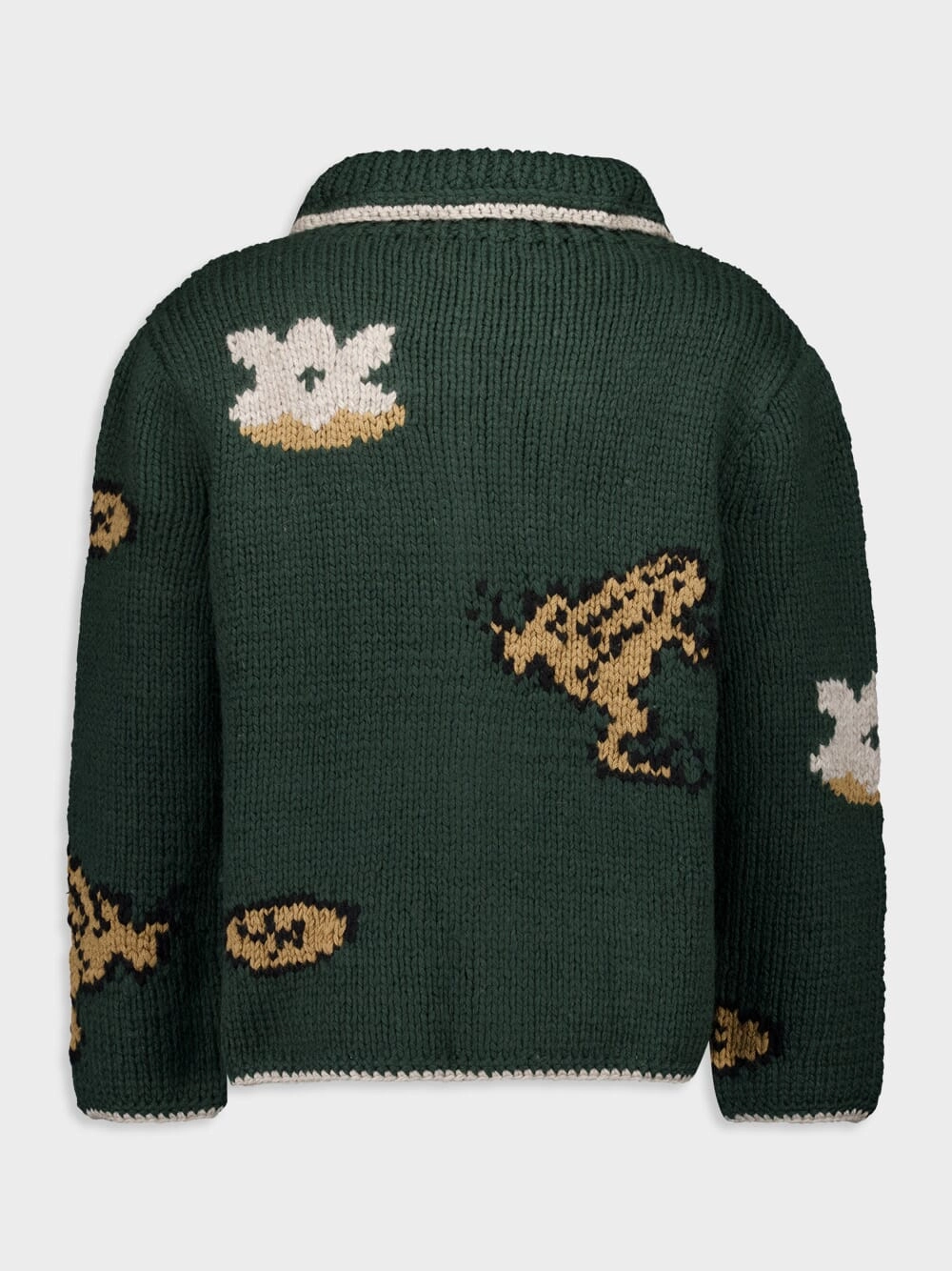 Green Alpaca Bayou Cardigan
