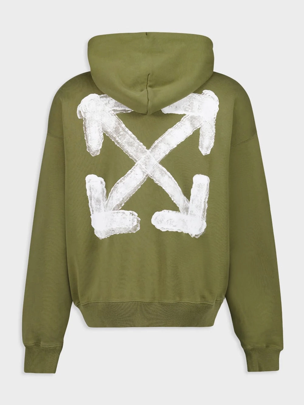 Green Spray Arrow Cotton Sweatshirt