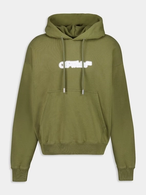 Green Spray Arrow Cotton Sweatshirt Tops Mens - thermal tops