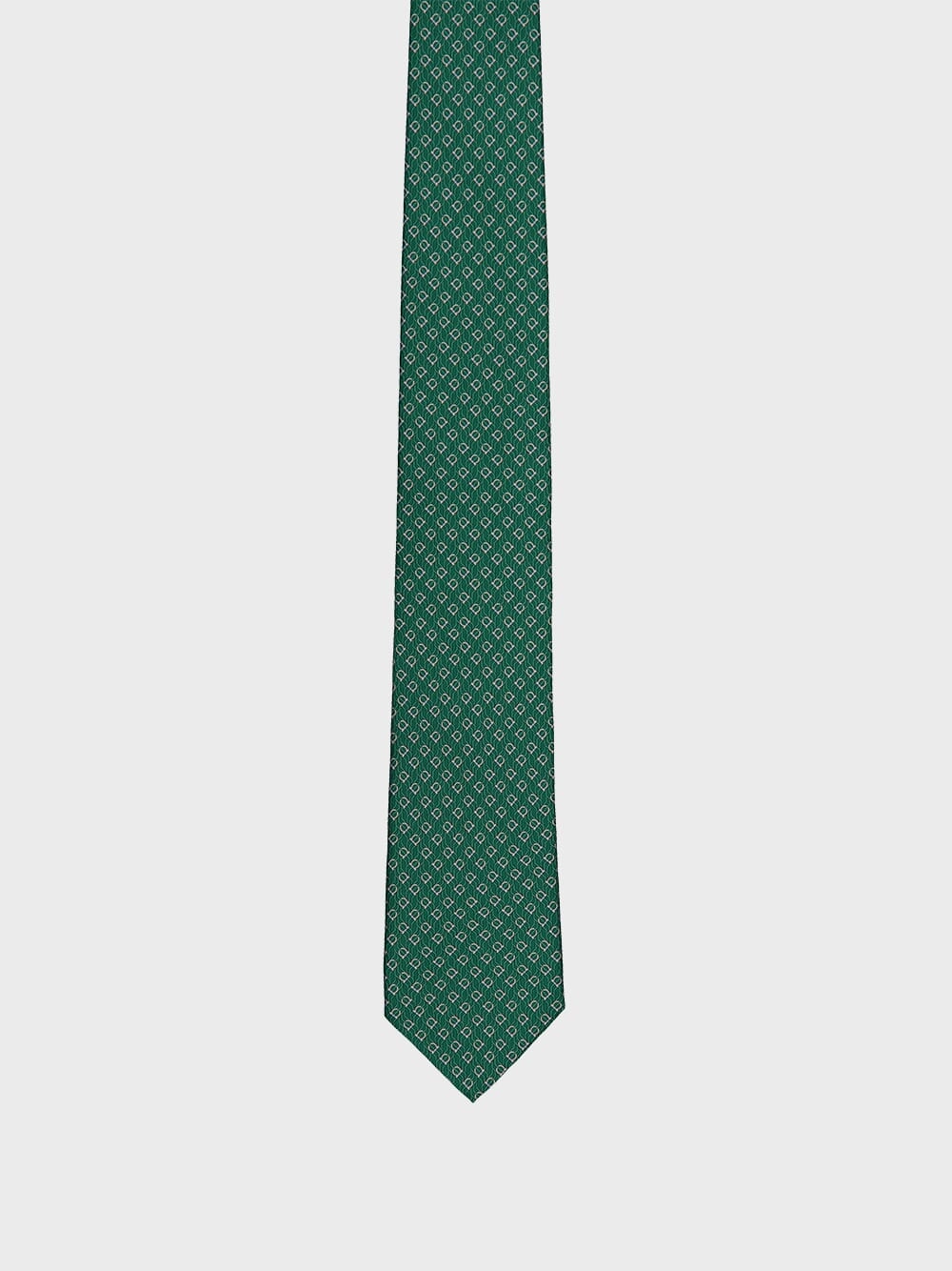 Green Tetris Silk Tie