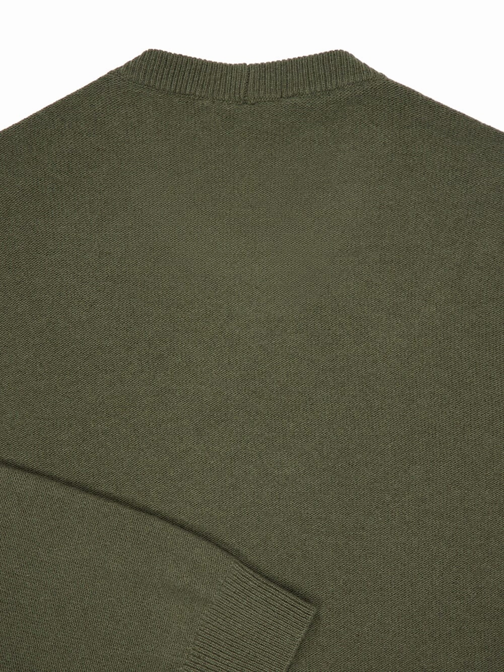 Green Wool Crew-Neck Jumper