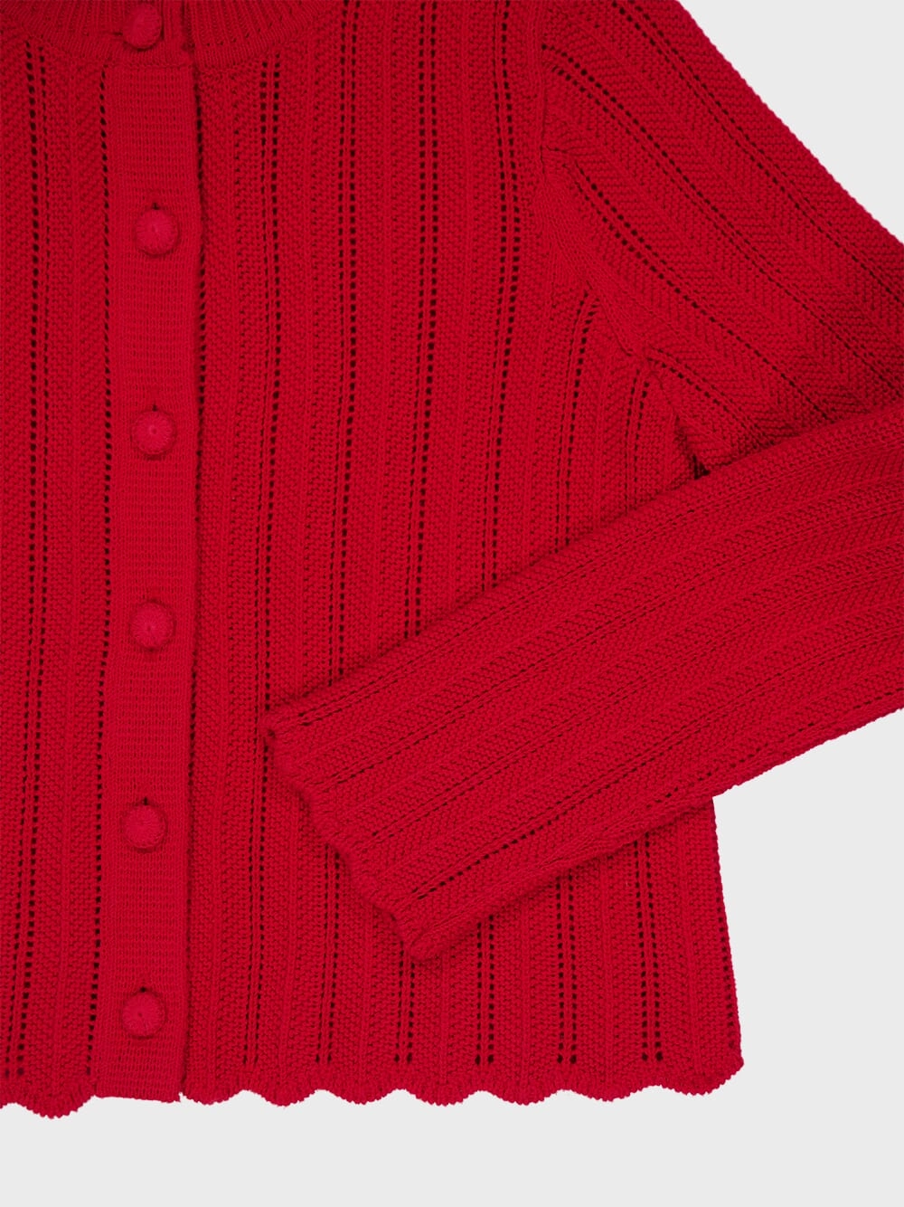 Grenadine Red Mariette Cardigan