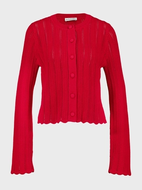 Grenadine Red Mariette Cardigan Knitwear Womens - women's knitwear cheap