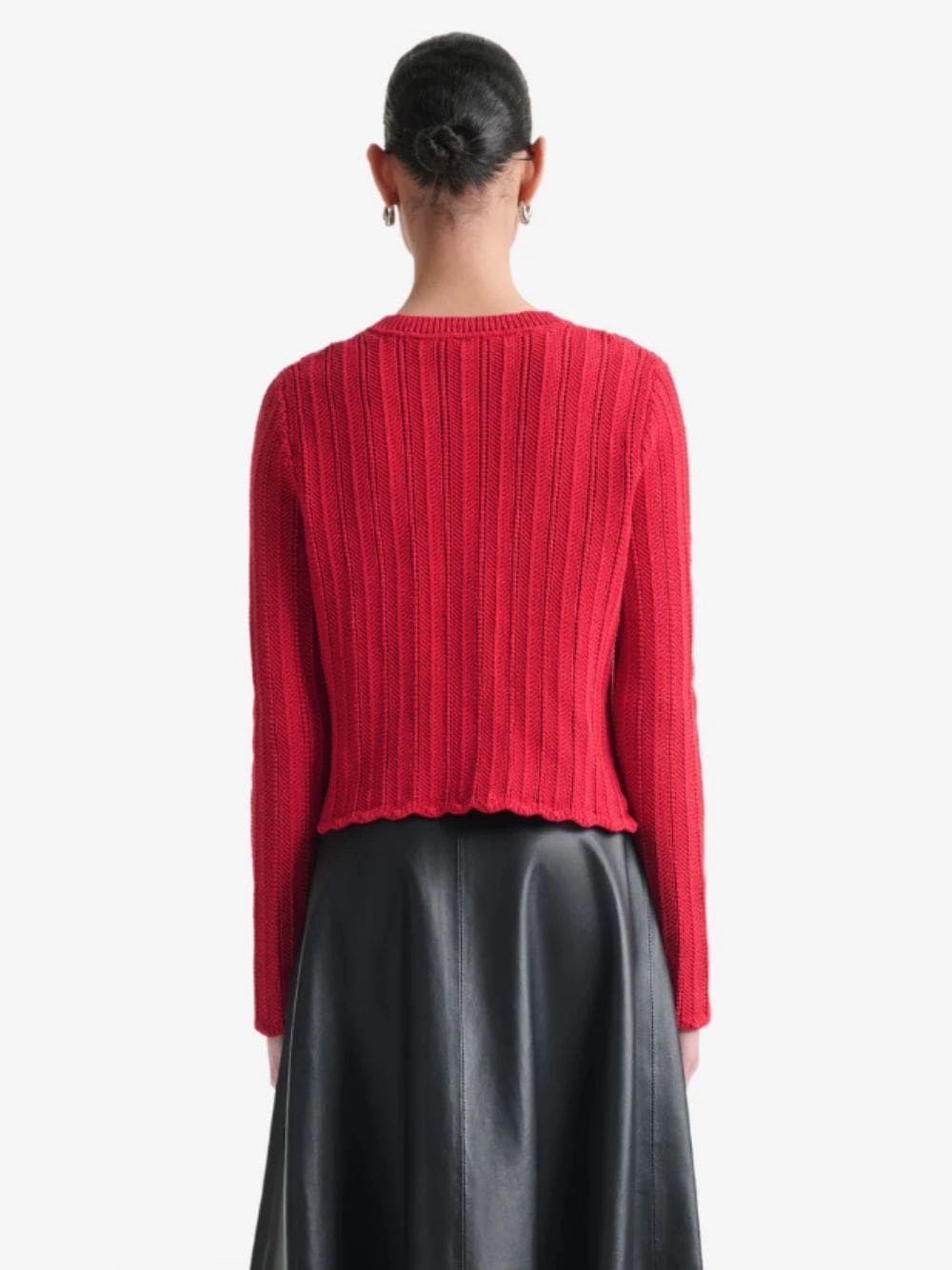 Grenadine Red Mariette Cardigan