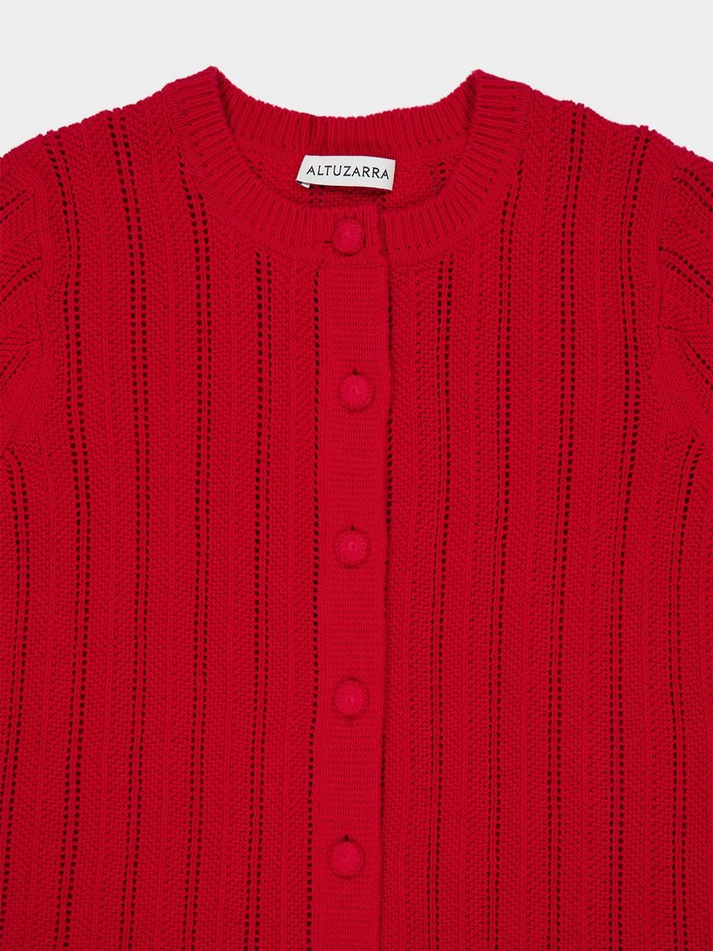 Grenadine Red Mariette Cardigan