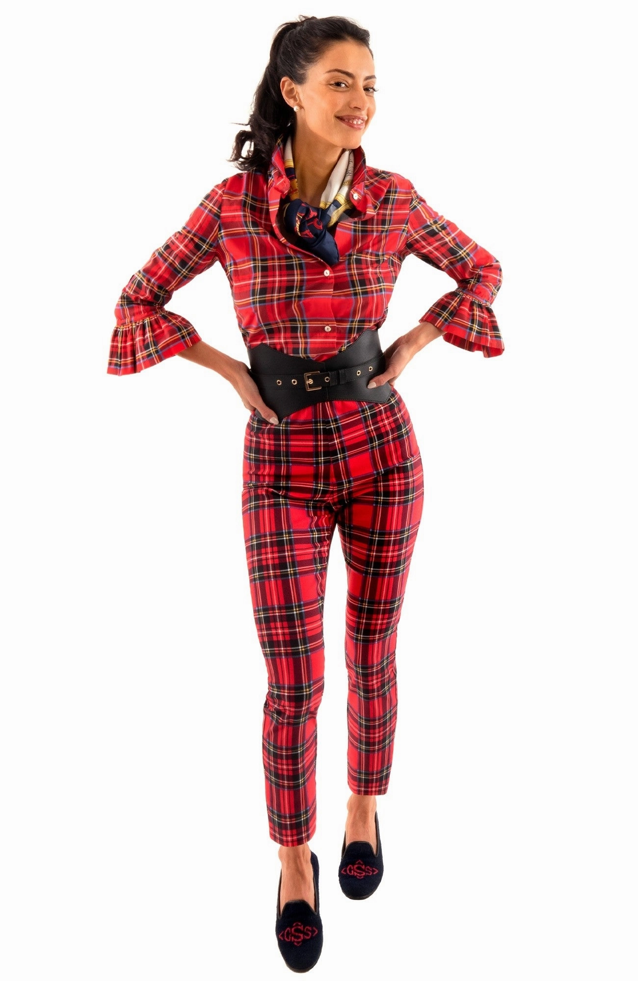 Gretchen Scott Priss Blouse - Duke Of York - Red/Multi