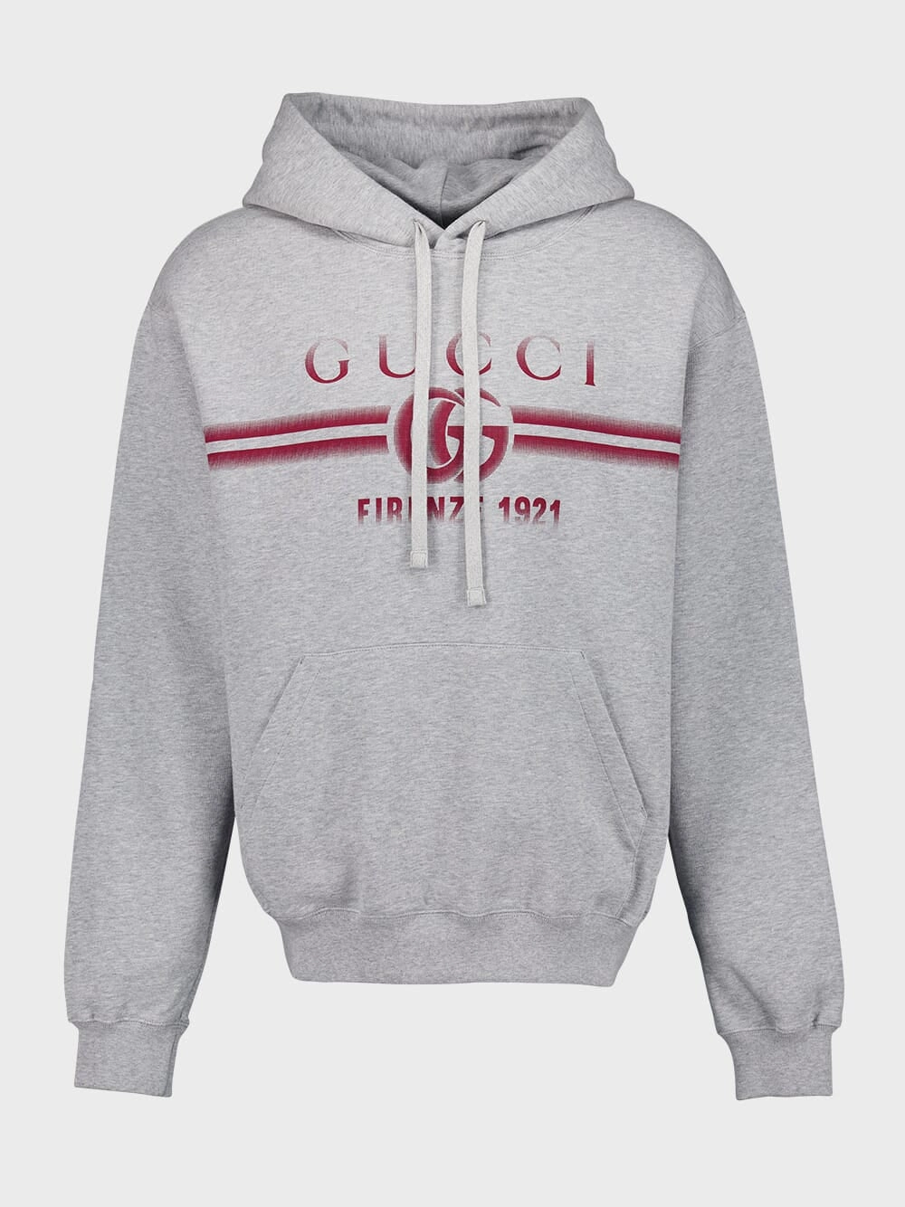 Grey Cotton Jersey Hooded Sweatshirt Tops Mens - thermal tops