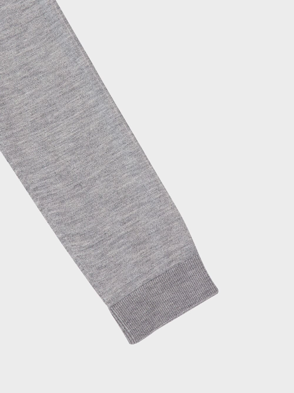 Grey Mlange Cashmere Silk Cardigan