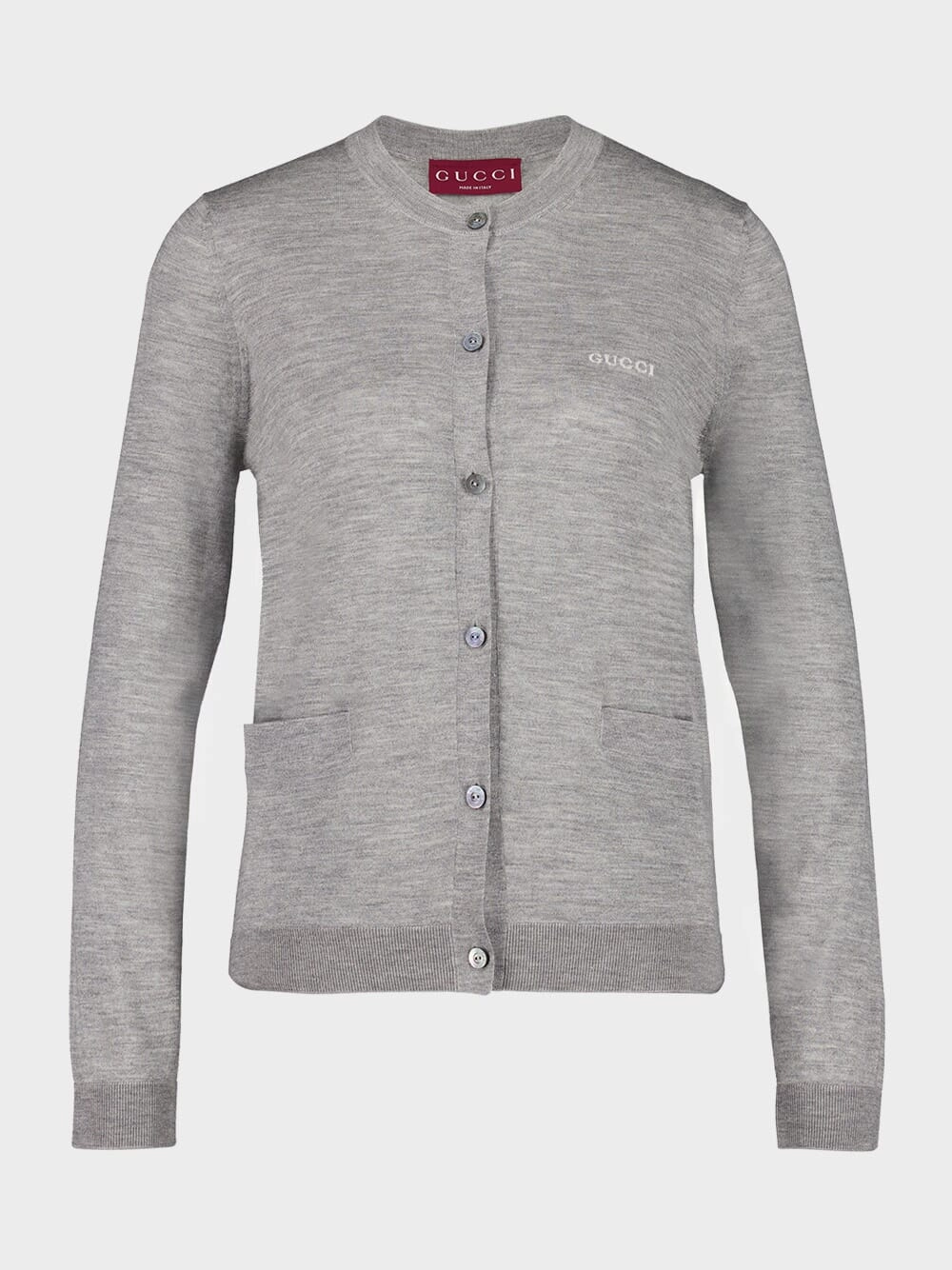 Grey Mlange Cashmere Silk Cardigan Knitwear Womens - women's knitwear cheap