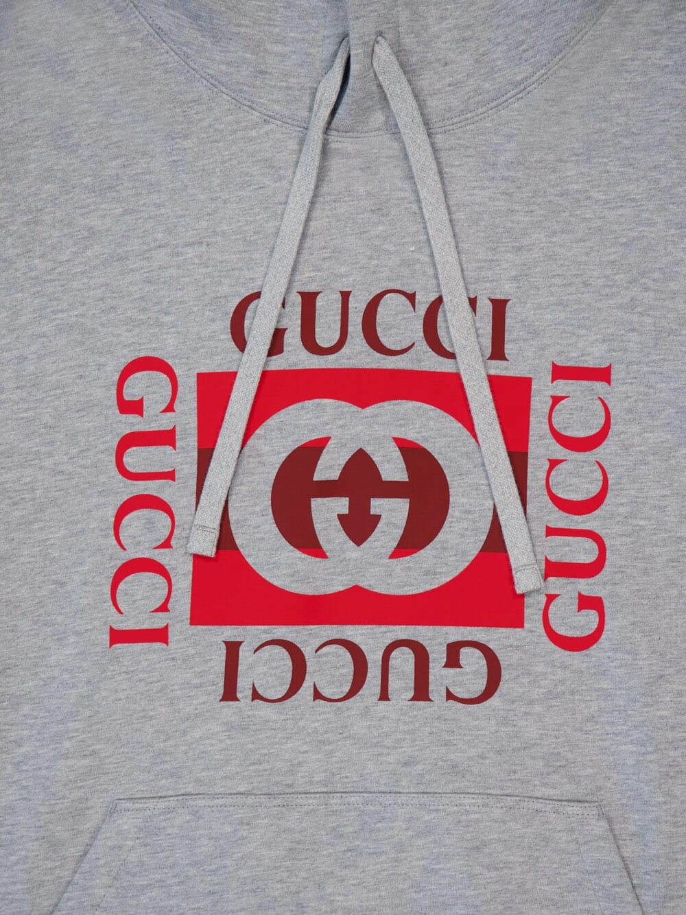 Grey Mlange Interlocking G Sweatshirt