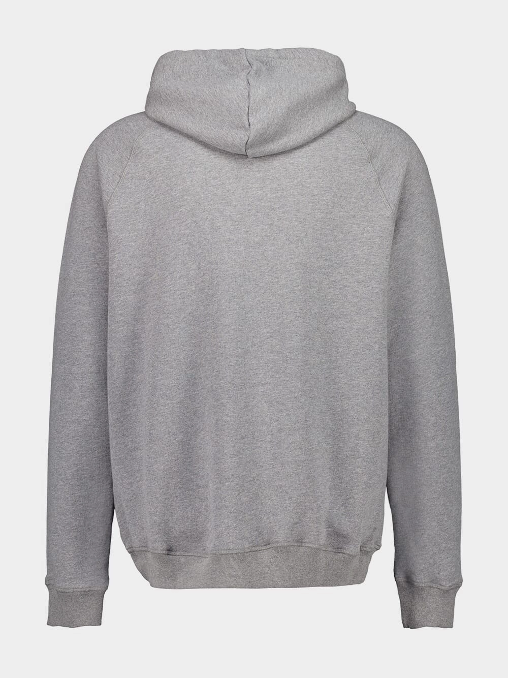 Grey Organic Cotton Zipped Hooded Sweatshirt