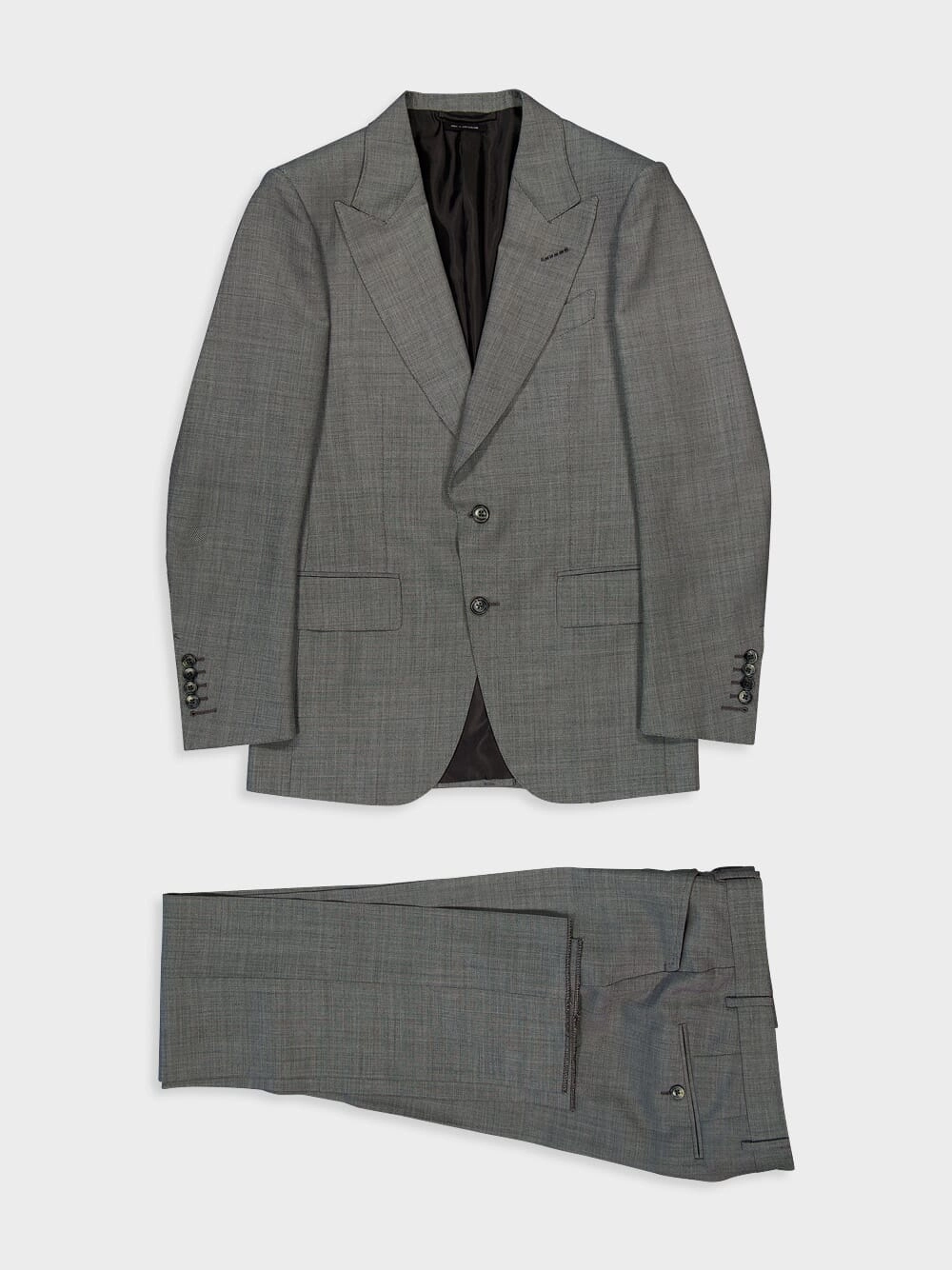 Grey Wool Mohair Suit