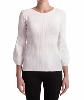 Guide Top In White Tops Womens - high-neck blouses