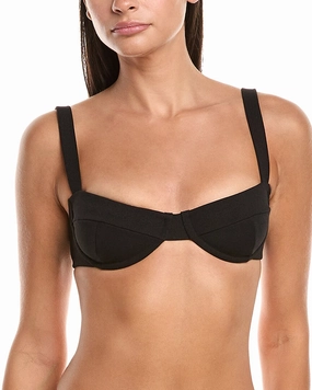 HAIGHT Gaia Crepe Bikini Top Swim Womens - padded bikinis cheap
