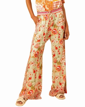 Hale Bob Raegan Silk-Blend Pant womens cargo pants promo
