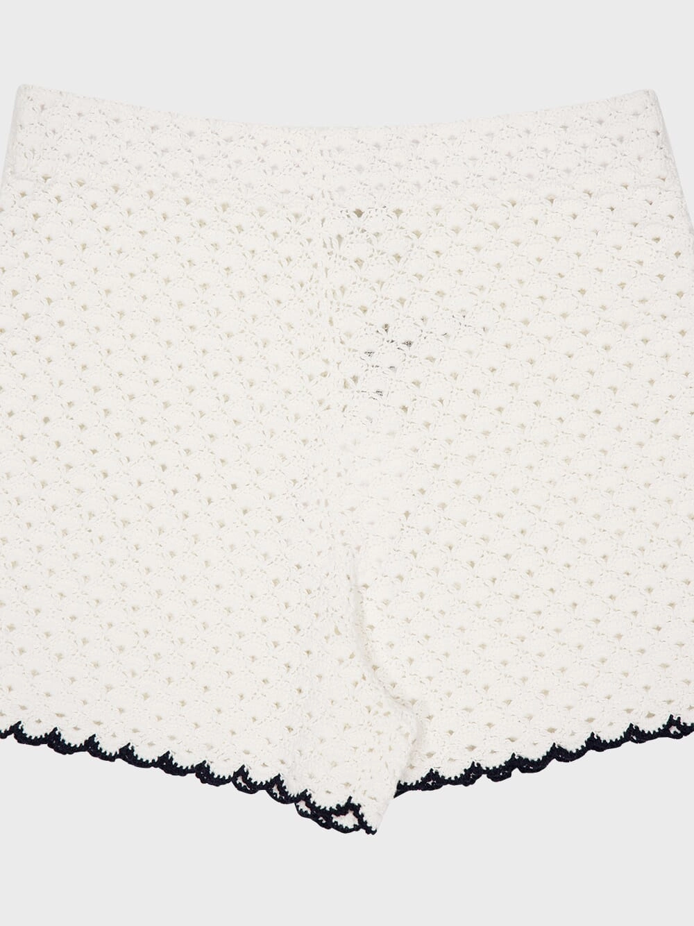 Halliday Scallop Knit Shorts