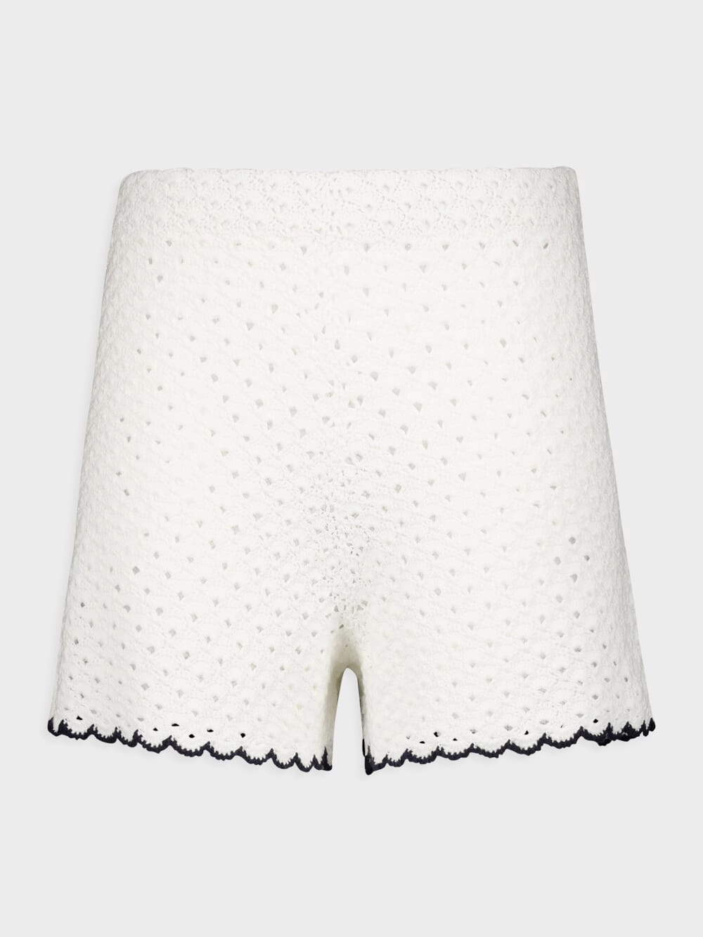 Halliday Scallop Knit Shorts Knitwear Womens - women's knitwear cheap