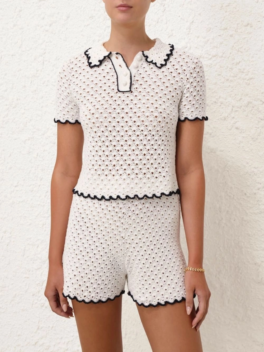 Halliday Scallop Polo