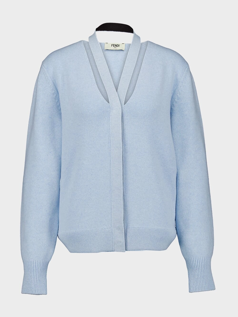 Halterneck Wool-Cashmere Cardigan Knitwear Womens - women's knitwear cheap