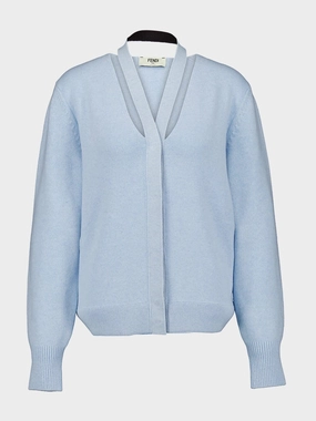 Halterneck Wool-Cashmere Cardigan Knitwear Womens - women's knitwear cheap