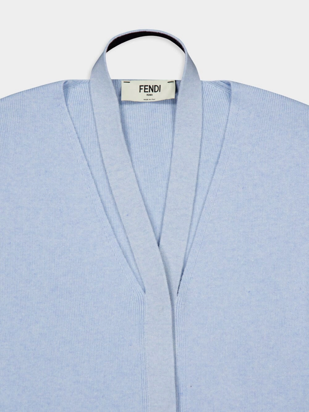Halterneck Wool-Cashmere Cardigan