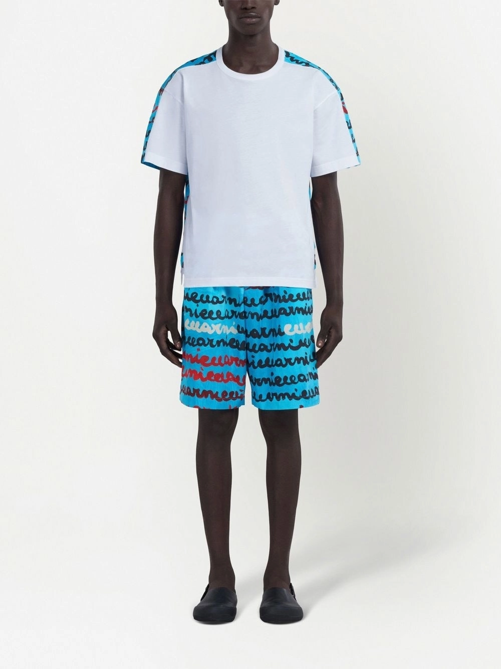 Handwriting-Print Shorts