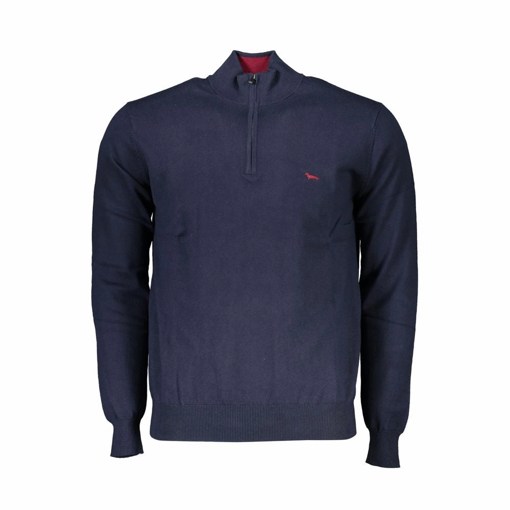 Harmont & Blaine Chic Half-Zip Sweater with Embroidery Men's Detail