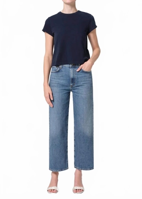Harper Crop Jeans In Moor womens denim shorts discount