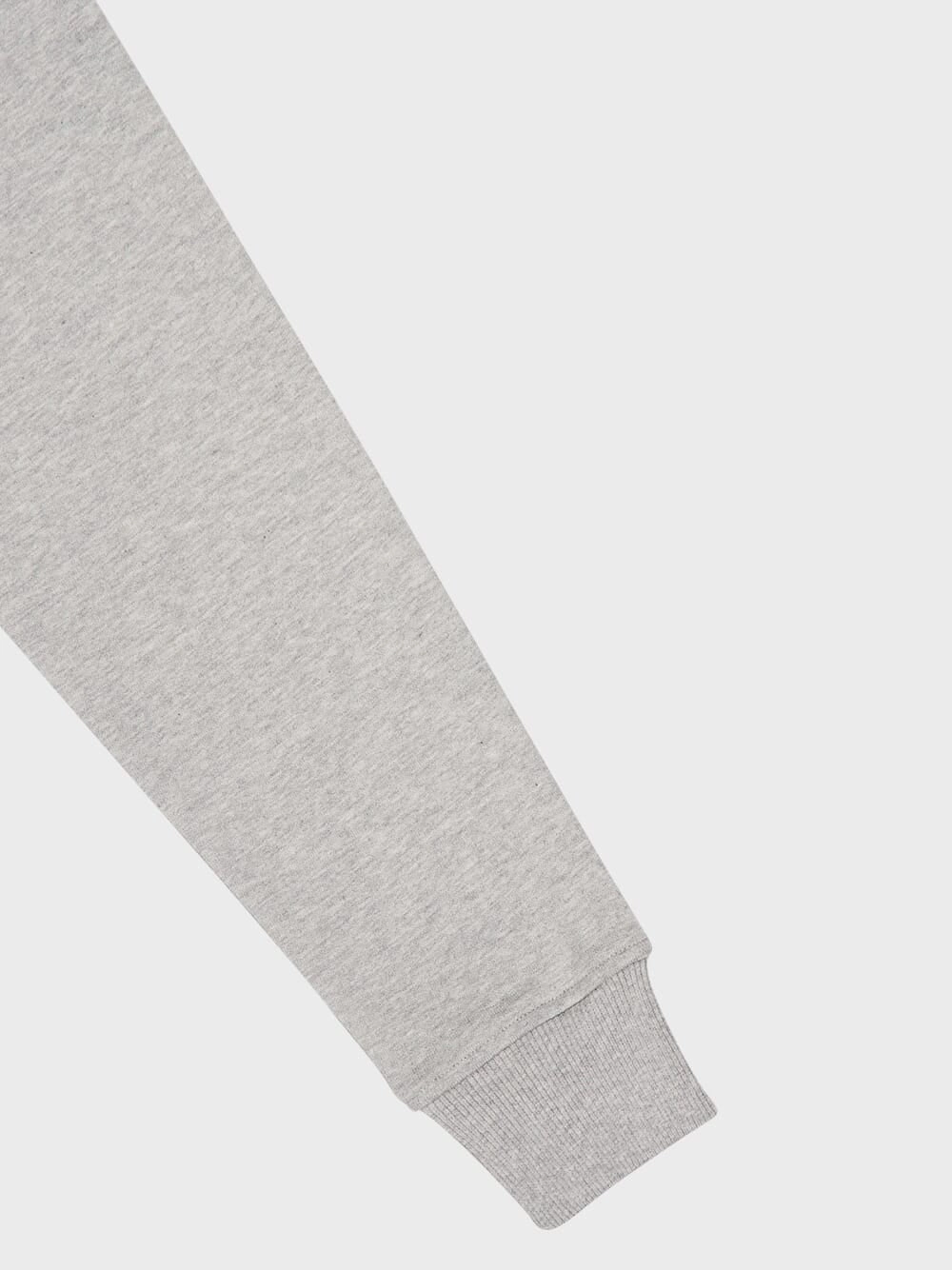 Heather Ash Grey Cotton Sweatshirt