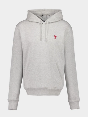 Heather Ash Grey Cotton Sweatshirt Tops Mens - thermal tops