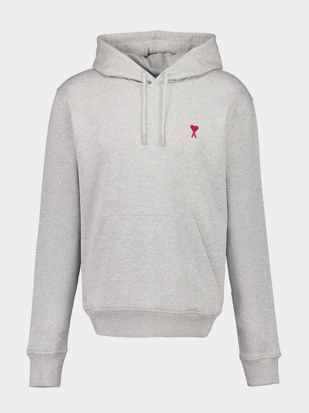 Heather Ash Grey Cotton Sweatshirt Tops Mens - thermal tops