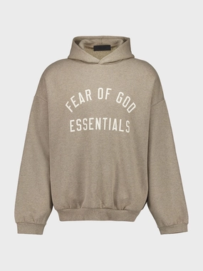 Heather Gray Essentials Fleece Sweatshirt Tops Mens - thermal tops