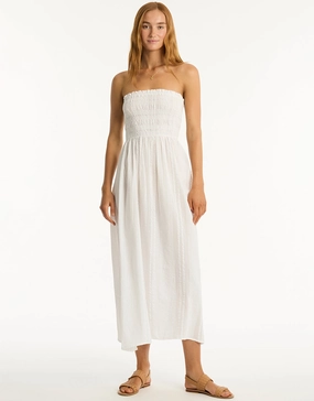 Heatwave Bandeau Dress - White Swim Womens - bikinis clearance