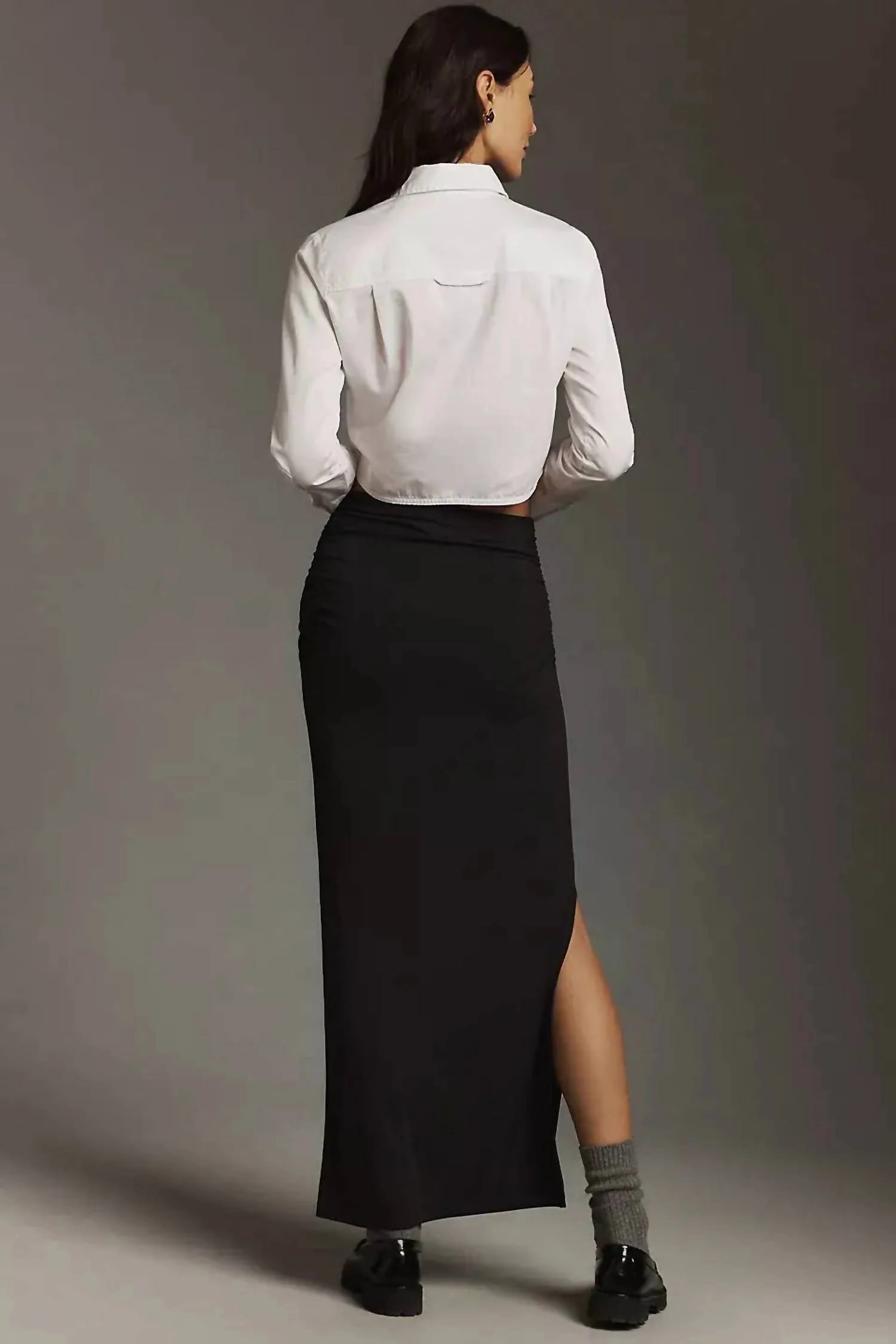 Hilton Long Skirt In Black