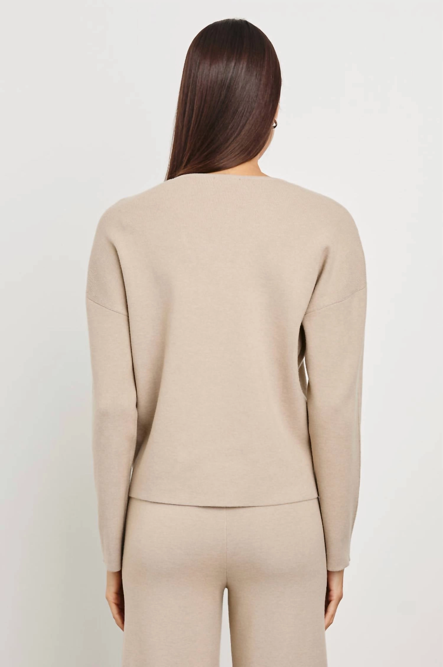 Hollyn Sweater In Heather Oatmeal