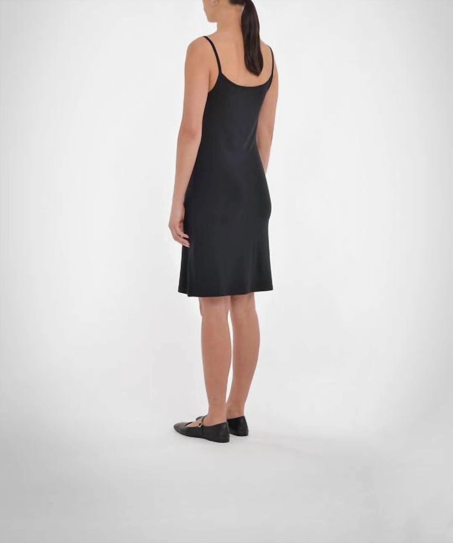 Homa Slip Dress In Black
