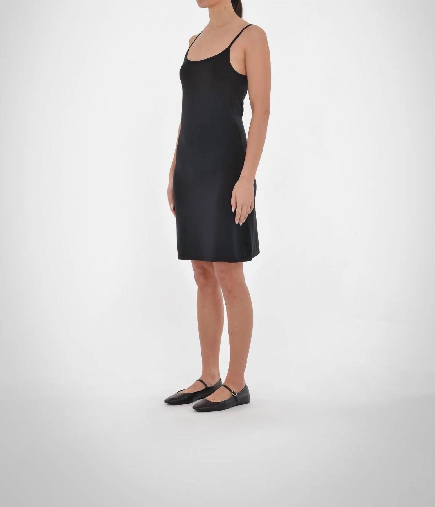 Homa Slip Dress In Black