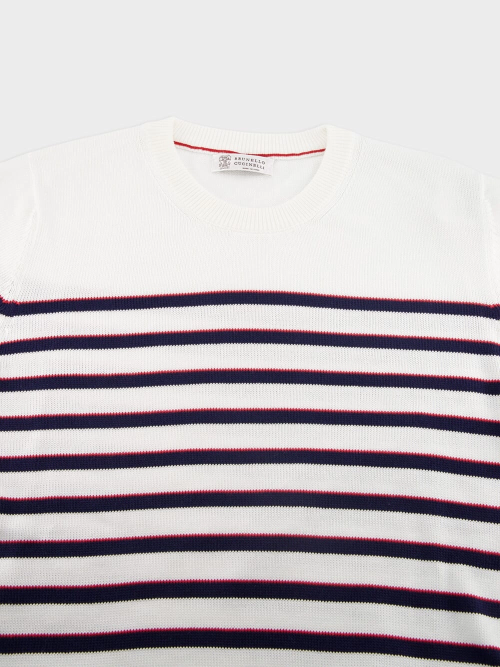Horizontal-Stripe Long-Sleeve Jumper