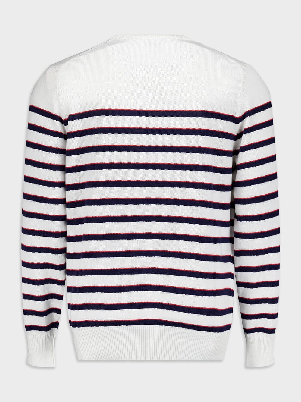 Horizontal-Stripe Long-Sleeve Jumper