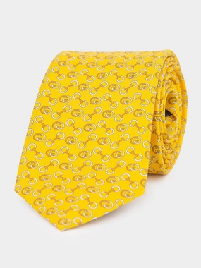 Horsebit And Interlocking G Silk Tie Suits Mens - men's suits outlet