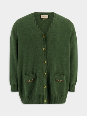 Horsebit Cashmere Cardigan Knitwear Womens - women's knitwear cheap