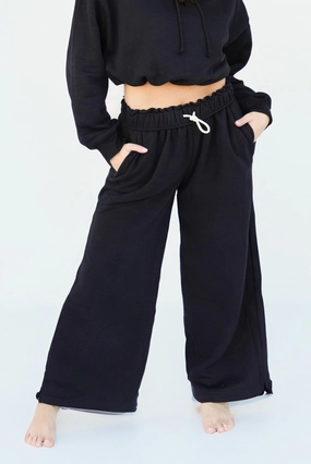 Hunter Sweatpants In Black womens leather pants outlet