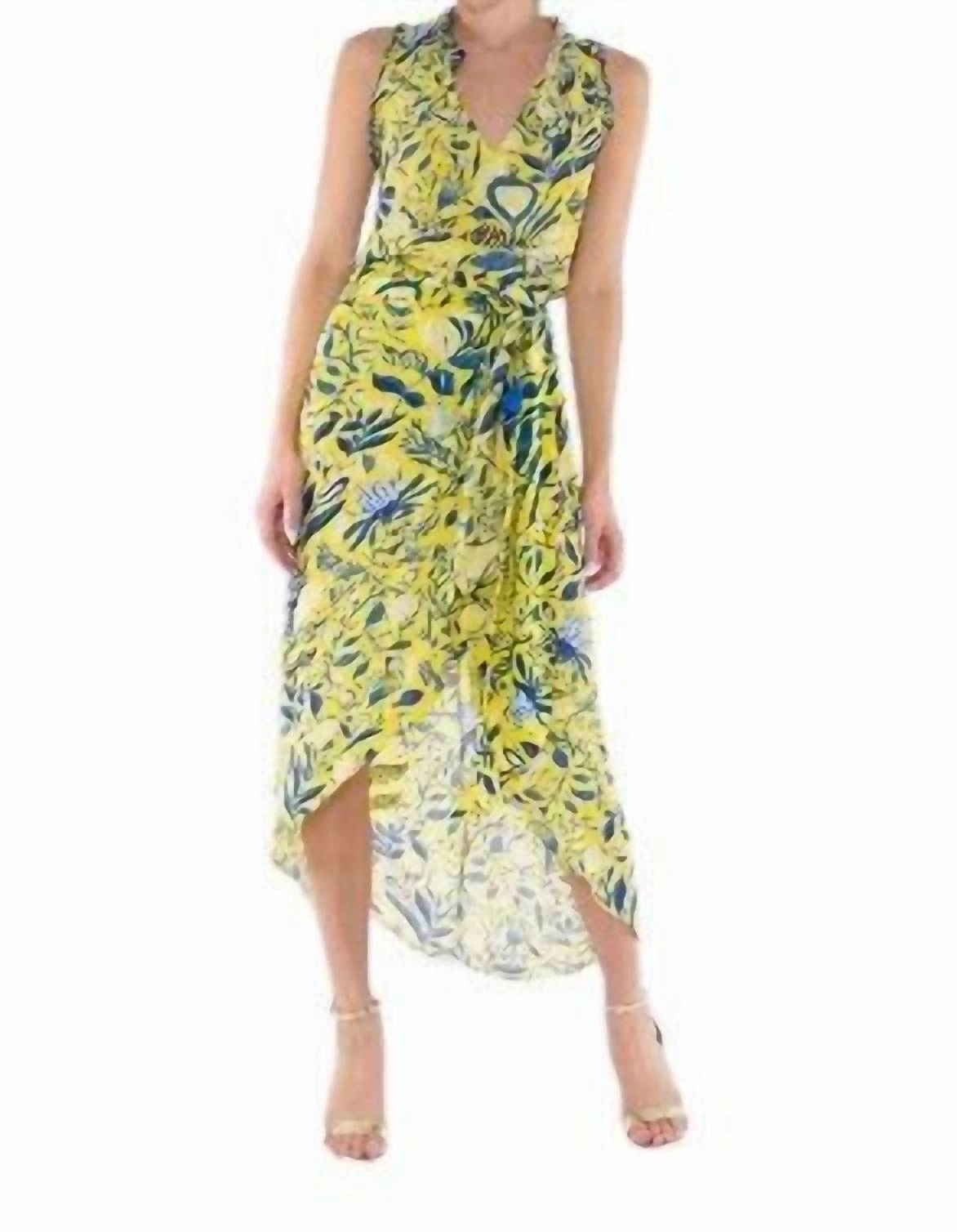 Ima Skirt In Yellow Millie Flowers