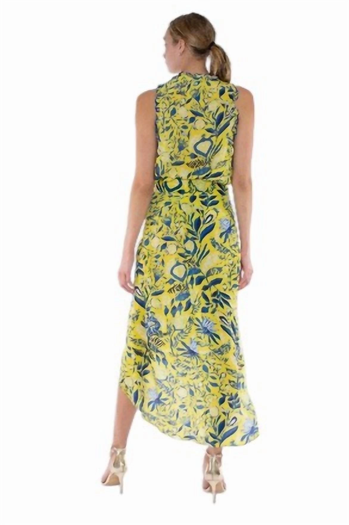 Ima Skirt In Yellow Millie Flowers