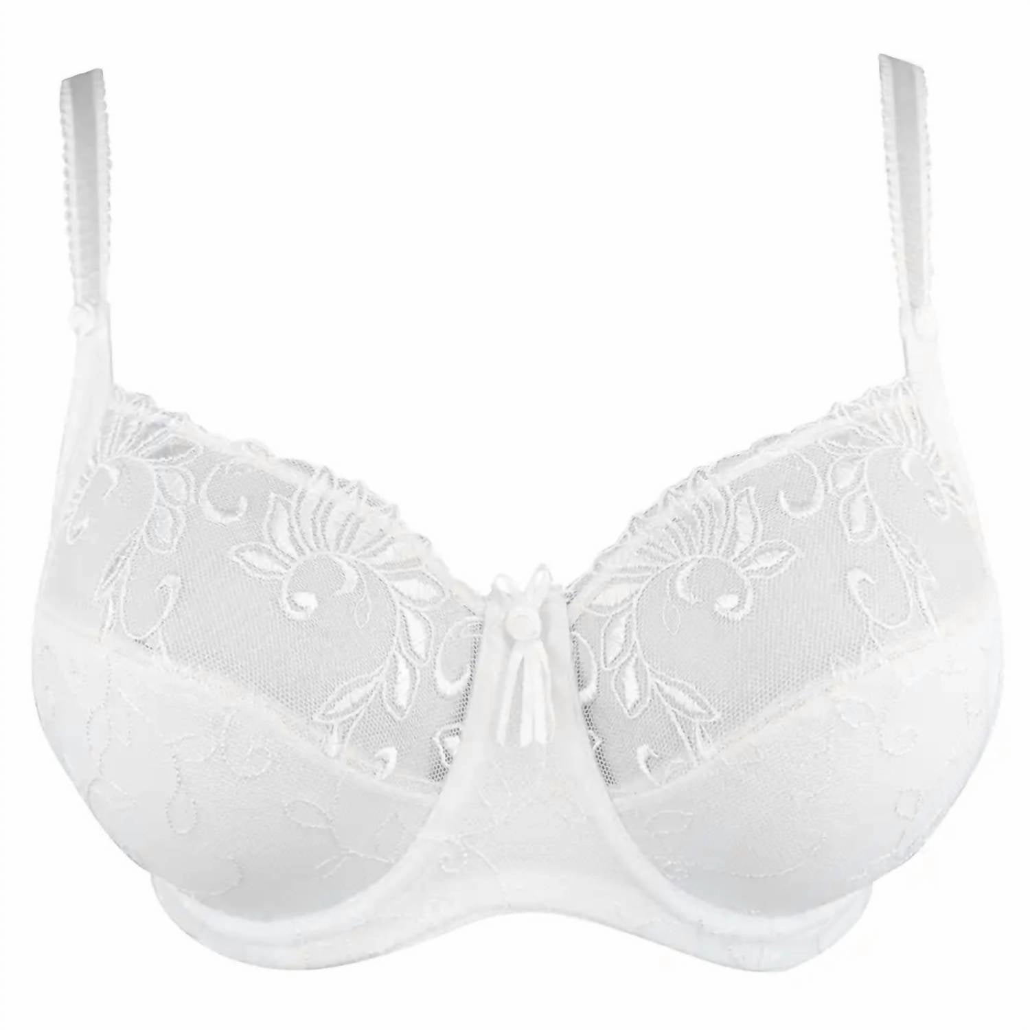 Imogen Rose Embroidered Full Cup Bra In White